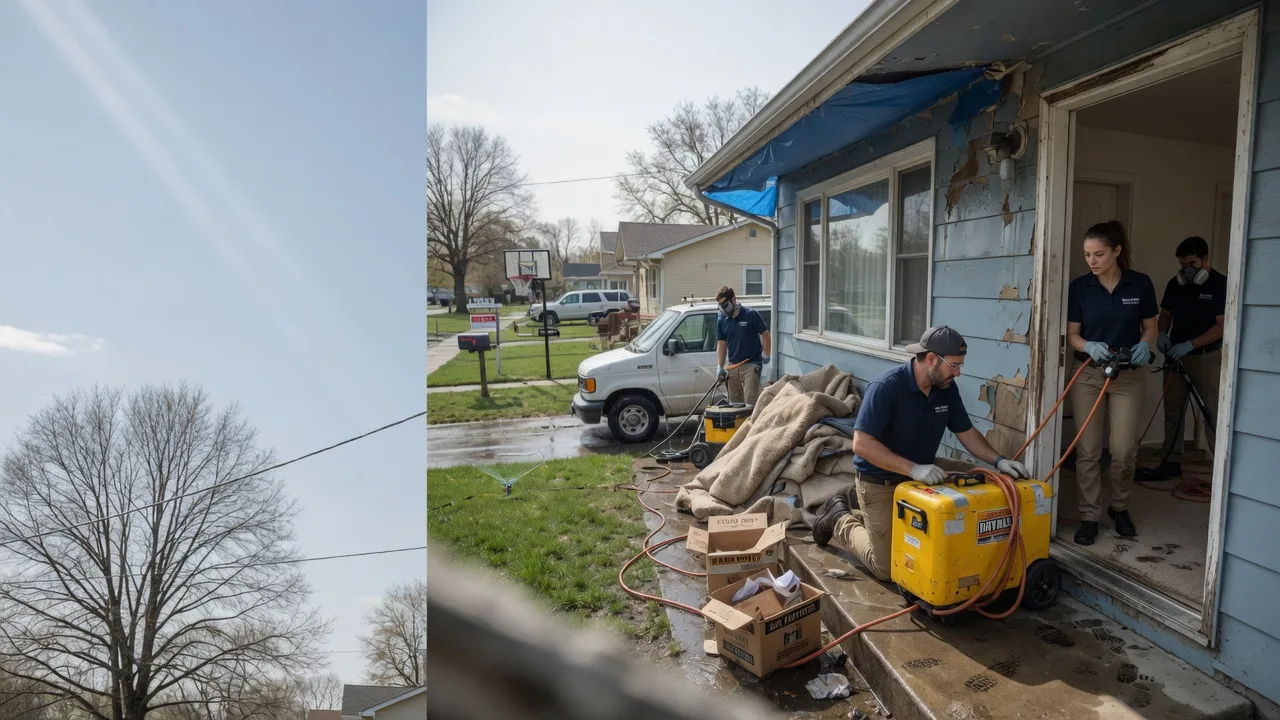 Basement Flood Cleanup in Sturtevant, WI near me